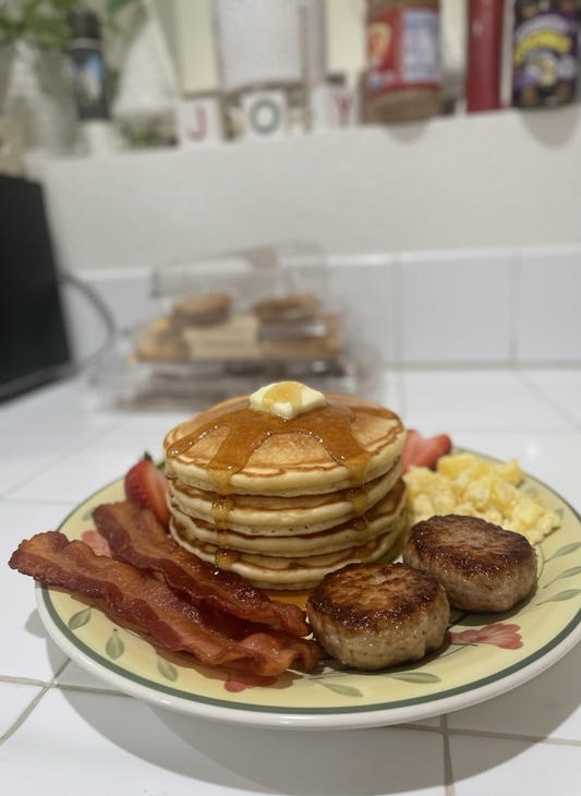 🍯 Elise’s Honey Butter Breakfast Stack 🍓